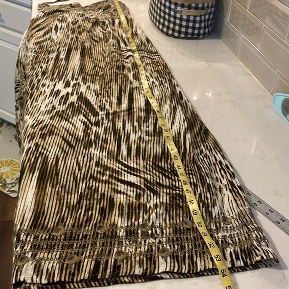 EUC LUCKY BRAND HALTER EMBROIDERED MAXI SZ large - Picture 14 of 15